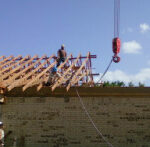 House Roof Under Construction